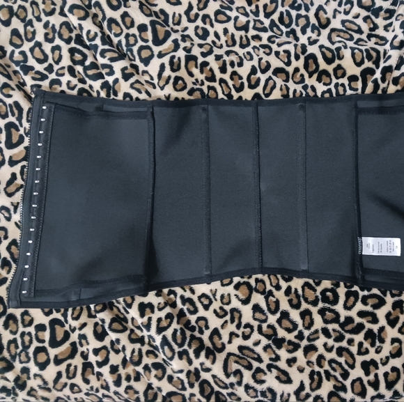 Women Black zip corset belly Tummy control faja - Picture 7 of 14